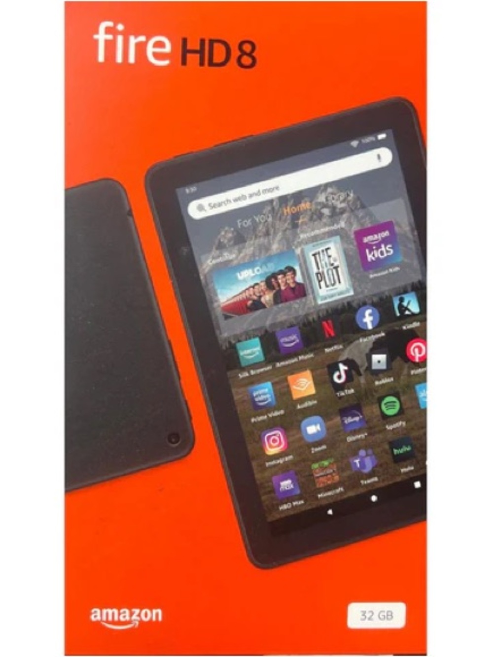 AMAZON FIRE TABLET 8" DISPLAY 32GB BLACK